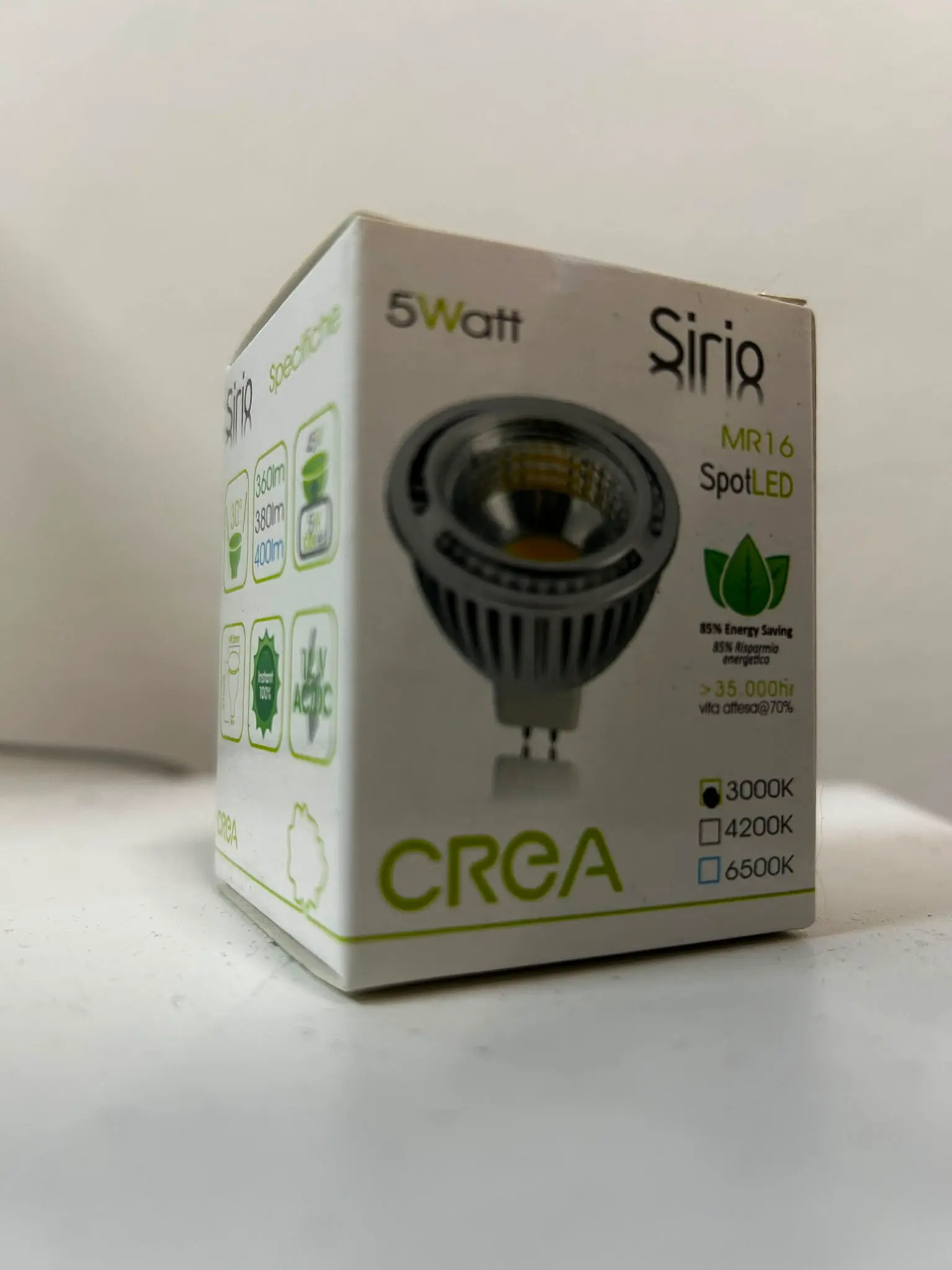Faretto LED MR16 5W 3000K – Modello SIRIO COBLED - immagine 3